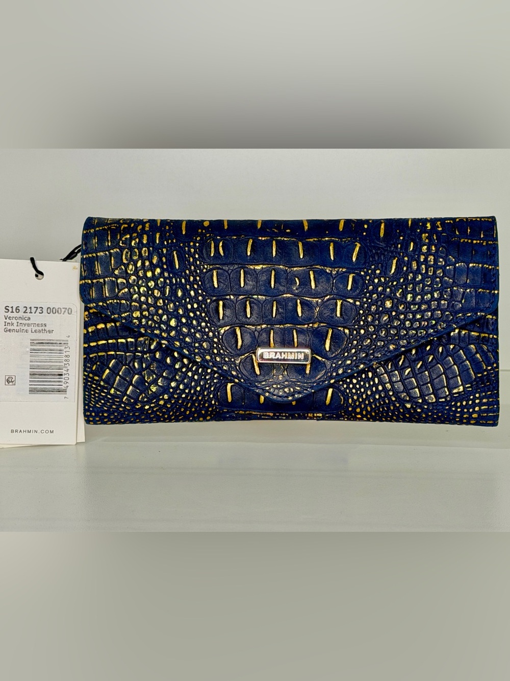 Brahmin NWT Ink Inverness Veronica Wallet